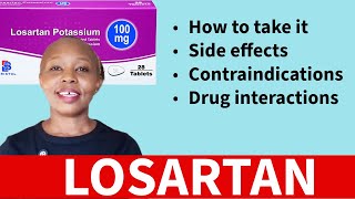 LOSARTAN for high blood pressure What you need to know [upl. by Ecirtael]