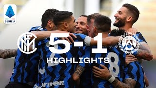 INTER 51 UDINESE  HIGHLIGHTS  SERIE A 2021  A day of celebration 🇮🇹⚫🔵🎉 [upl. by Igiul965]