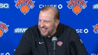 Tom Thibodeau PostGame Interview  New York Knicks vs Golden State Warriors [upl. by Tallulah725]