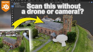 Scan Any BuildingLandscape for free Without Drones or Cameras BlenderMeshroom Tutorial [upl. by Ttesil69]