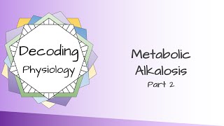 Decoding Physiology Metabolic Alkalosis Part 2  Vomiting amp NG Suction [upl. by Cosenza]