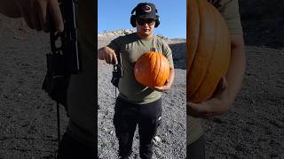 Pumpkin vs 9mm Hollow point 2ndamendment halloween pumpkin concealcarry 2aallday edc glock [upl. by Aiouqahs]