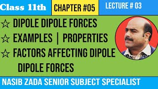 DIPOLE DIPOLE FORCESPROPERTIES FACTORS AFFECTING DIPOLE FORCES NASIBZADASSS  PASHTO [upl. by Jens129]