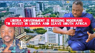 Liberian President Begs Nigerians to Leave South Africa and Invest in Liberia [upl. by Ecienal]