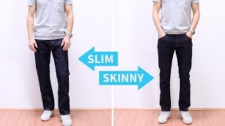 Slim vs Skinny Jeans Which Fit Is Right For You [upl. by Euqinemod]