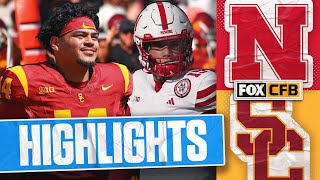 Nebraska Cornhuskers vs USC Trojans Highlights  FOX College Football [upl. by Maibach]