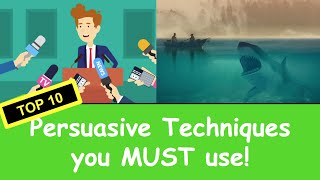 Persuasive Techniques Ten Superior Techniques to Improve your Writing [upl. by Cosma]