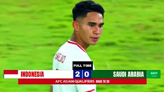 FULL HIGHLIGHT INDONESIA VS SAUDI ARABIA  WORLD CUP QUALIFIERS ROUND 3  Fans Camera [upl. by Mayap]