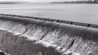 Dam Spillway  Lower Vartry Reservoir County Wicklow [upl. by Fiorenza]