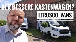 2 kompakte Vans ETRUSCO V 59DF und V 66SF  die Alternative zum Kastenwagen [upl. by Lodmilla]