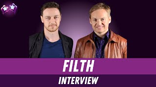 James McAvoy amp Jon S Baird Interview on Filth The Outrageous Detective Comedy You Cant Miss [upl. by Cram]