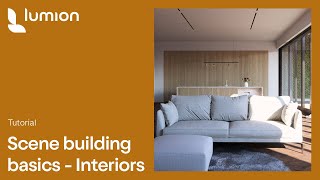 Scene building basics in Lumion A guide to creating interiors [upl. by Ramoj]