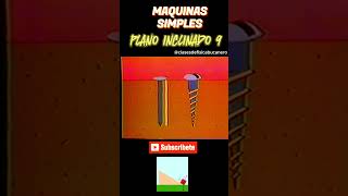 MAQUINAS SIMPLES PLANO INCLINADO 9 physics fisica mecanica mechanic viralshorts viralvideo [upl. by Eseryt]