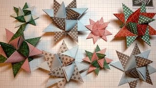 Fröbelstern  How to make an Origami Froebel Star [upl. by Couchman873]