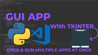 How to Run Multiple Programs with python GUI app  Python Projects [upl. by Geri]