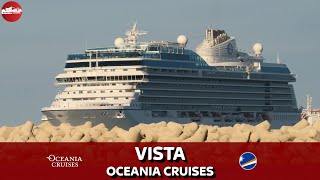 BARI  Partenza nave da crociera VISTA OCEANIA CRUISES  UHD [upl. by Etteiram]