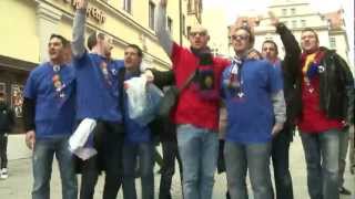 Die BaselFans sorgen für Stimmung vor dem Hofbräuhaus [upl. by Joh]