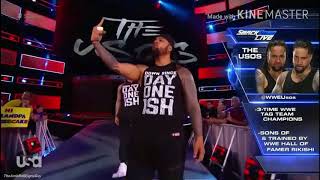 The Usos Entrance  SmackDown August 8 2017 [upl. by Henson]