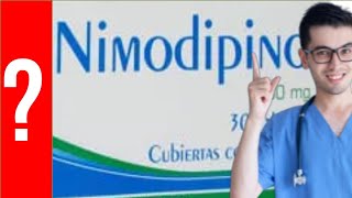 Nimodipino para que sirve la Nimodipina  Y MAS 💊 Daño cerebral Hemorragia [upl. by Ahsinam]