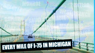 I75 Drivelapse from Toledo Ohio to Sault Ste Marie Michigan in 30 Minutes [upl. by Flavia562]