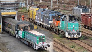 Trains at Tergnier Yard amp Works  25th March 2024 [upl. by Myrwyn]