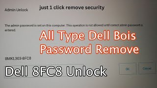 dell 7550 bios password remove 8fc8 [upl. by Disario]