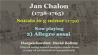 Jan Chalon 17381765 Sonata 5 in gminor Opus 15 1759 [upl. by Helbon700]