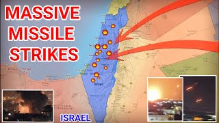 Irans big missile attack on Israel  Situation in Lebanon 1 October 2024 [upl. by Llebasi579]