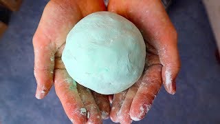 Soft 2 Ingredient Play Doh Fun Easy Kids Craft [upl. by Annaoi514]