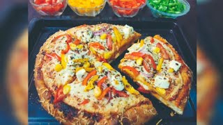 HOME MADE DOUBLE CHEESE PIZZA [upl. by Kussell40]