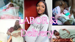 BIRTH VLOG  INTENSE induced labor at 40 weeks  First time mom [upl. by Malamut]