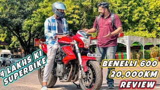 Benelli 600i 20000km Ownership Review 😱 Benelli 600i Exhaust Sound [upl. by Notsnorb]