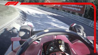 Driving an F1 2022 Car Around the Nürburgring Nordschleife [upl. by Ainotahs]