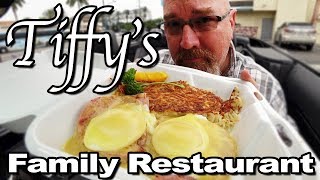 🍳 Tiffys Family Restaurant 🍳 Eggs Benedict with Hash Browns in Anaheim California [upl. by Orhtej]