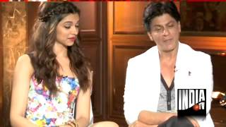 Exclusive Shahrukh Deepika speak to India TV 1 [upl. by Koller740]