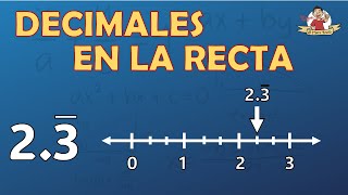 UBICAR DECIMALES EN LA RECTA NUMÉRICA  La explicación más completa [upl. by Yziar246]