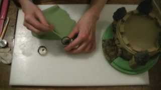 How to make a mini castle cake part 3 How To Tutorial Zoes Fancy Cakes [upl. by Yorle]