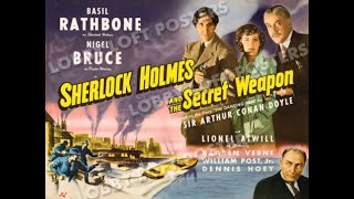 Basil Rathbone as Sherlock Holmes in quotSherlock Holmes and the Secret Weaponquot 1943 [upl. by Arateehc]