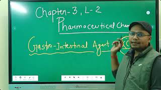 Gastro Intestinal Agents L3 Chapter3 Pharmaceutical Chemistry DPharm 1st Year Live Class on KCL [upl. by Sergio]