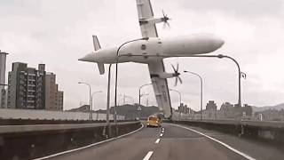 Animation vs Real Life  TransAsia Flight 235 planecrash [upl. by Kleon]