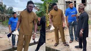 Nigeria movie actor Maicon emeka missed 6k dollars because of garri prank [upl. by Schriever]