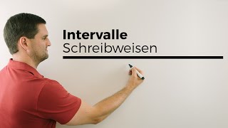 Intervalle Schreibweisen Mengen Bereiche Klammern  Mathe by Daniel Jung [upl. by Sager]