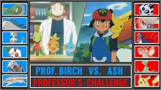 Ash vs Professor Birch Pokémon Ultra SunMoon  Hoenn Professors Challenge [upl. by Boyd]