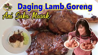 Cara memasak Daging Lamb Goreng Daging Domba Sedaaap [upl. by Lesslie]