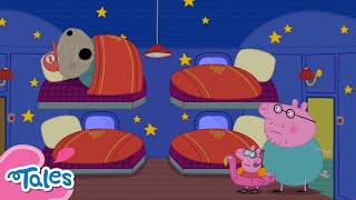 The Super Sleepy Train Journey 🚂  Peppa Pig Tales [upl. by Lust269]