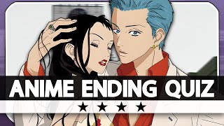 ANIME ENDING QUIZ 5 [upl. by Erda]