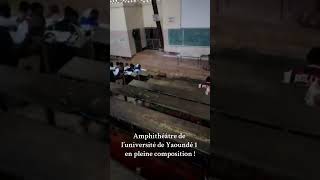 Voici un amphithéâtre de l’université de Yaoundé 1 au Cameroun de Paul Biya [upl. by Olaznog]