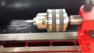 MicroLux TrueInch Lathe Demo [upl. by Tanhya]