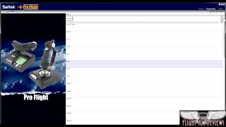 Saitek X52 Pro Software Review and Tutorial HD [upl. by Esiahc]