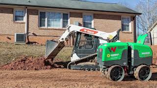 Grading Hill To Soften Slope And Reduce Erosion [upl. by Nabatse839]